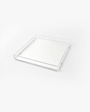 Mirrored tray, large - Perspex