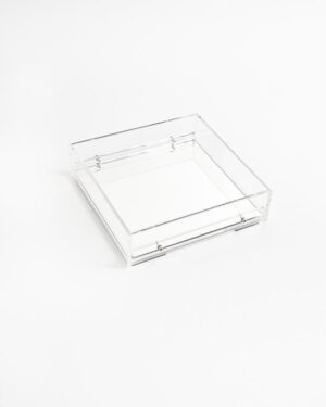 Mirrored tray, small - Perspex
