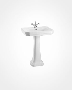 Burlington Victorian 610mm basin & pedestal