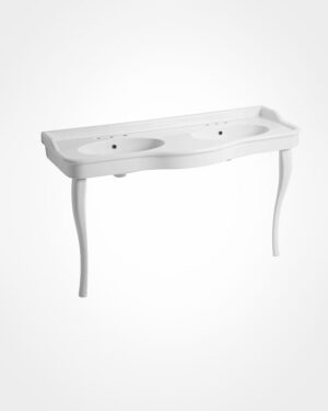 Curved Double Basin with legs