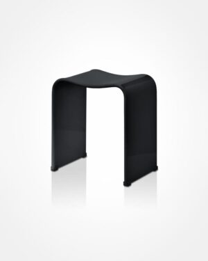Shower stool, black - Décor Walther