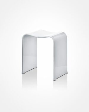 Shower stool, white - Décor Walther