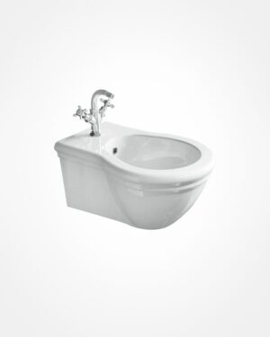 Paestum wall hung bidet with bracket