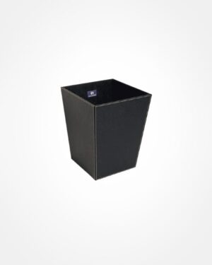 Waste basket, black