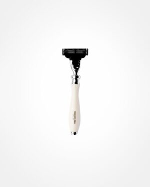 Shaving razor - faux ivory