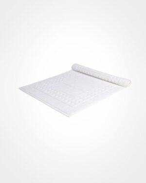 Country mat, medium white - Terry Lustre