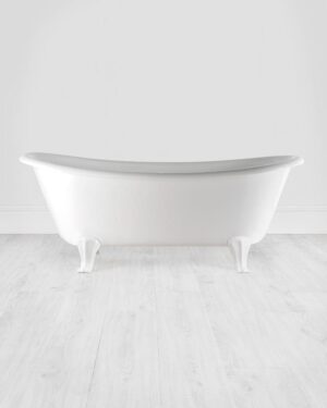 Bateau bath on Art Deco feet