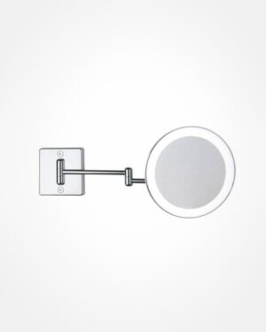 Electric illuminated extendable mirror