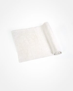 Bathroom mat, medium white - Fluffy