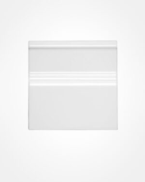 Skirting tile, white