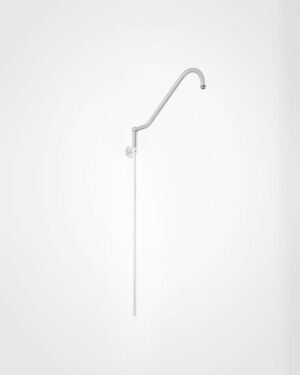 French shower arm, exposed