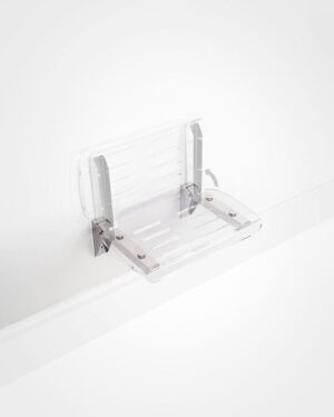 fold up perspex shower seat