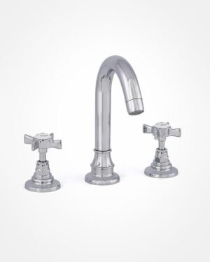 Britannia-Small Swivel Spout-Side Valves-TapHeads