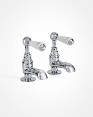 Britannia bath pillar taps - levers
