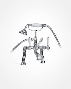 Britannia bath mixer, pillar mounted - levers