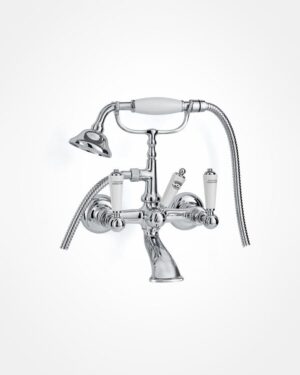Britannia bath mixer, wall mounted - levers