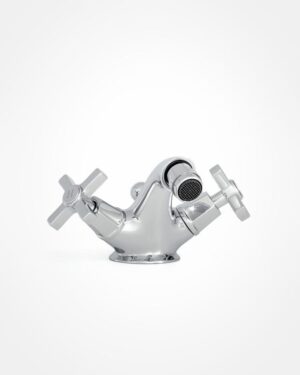 Arte single hole bidet mixer - tap heads