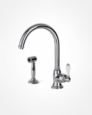 Bella single lever sink mixer & hand spray, 2TH