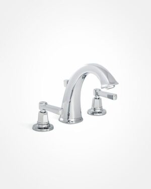 Arte 3 hole basin mixer, deck mounted - levers