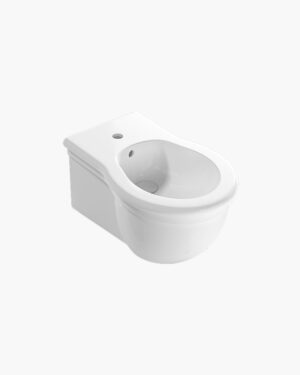 Paestum wall hung bidet with bracket