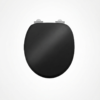 Burlington gloss black toilet seat, soft close